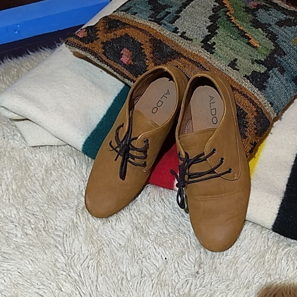 Aldo casual brown shoes Man's 11 !Host Pick!